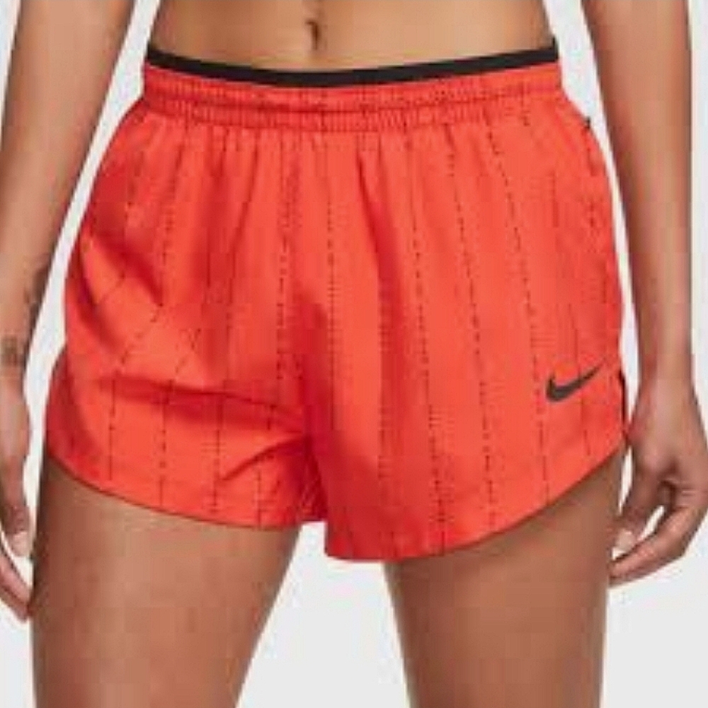 Nike Dri-FIT Tempo Luxe Icon Clash Women’s Size S  Orange Athletic Shorts